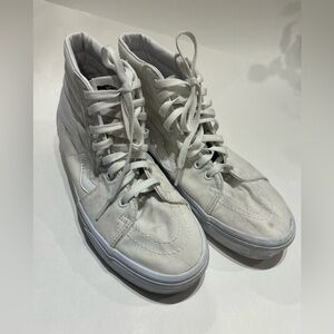Vans Sk8-Hi High Top Sneakers in White size 10 hight tops lifestyle sneakers
